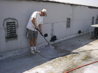 Roof Coating Pressure Washing